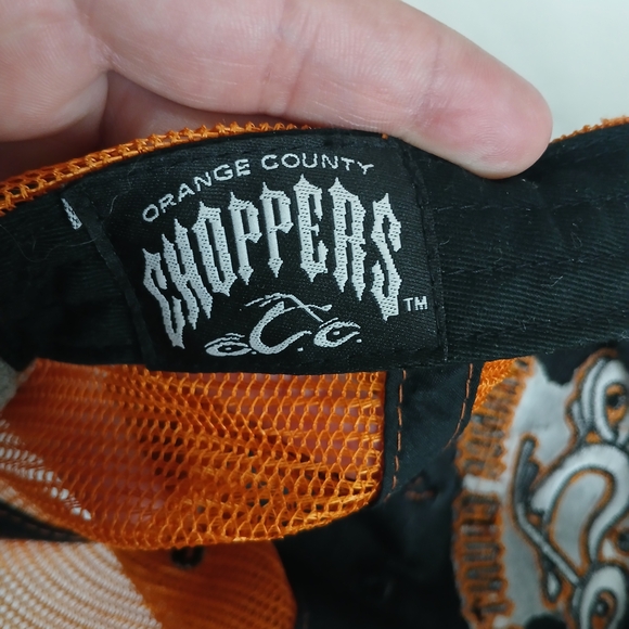 Gray and Orange Cap - Picture 6 of 6